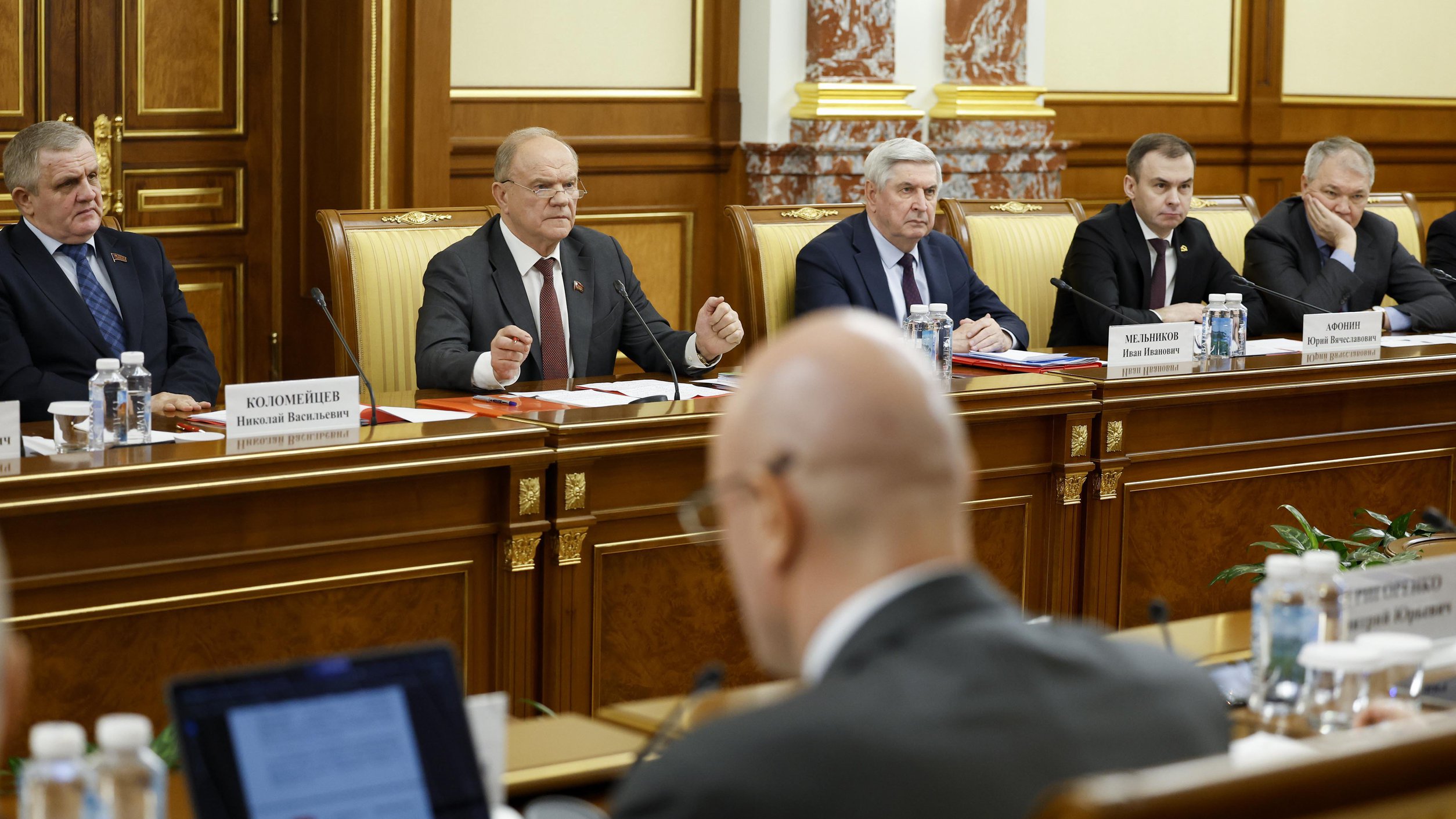 фото к статье: Состоялась встреча Михаила Мишустина с членами фракции КПРФ